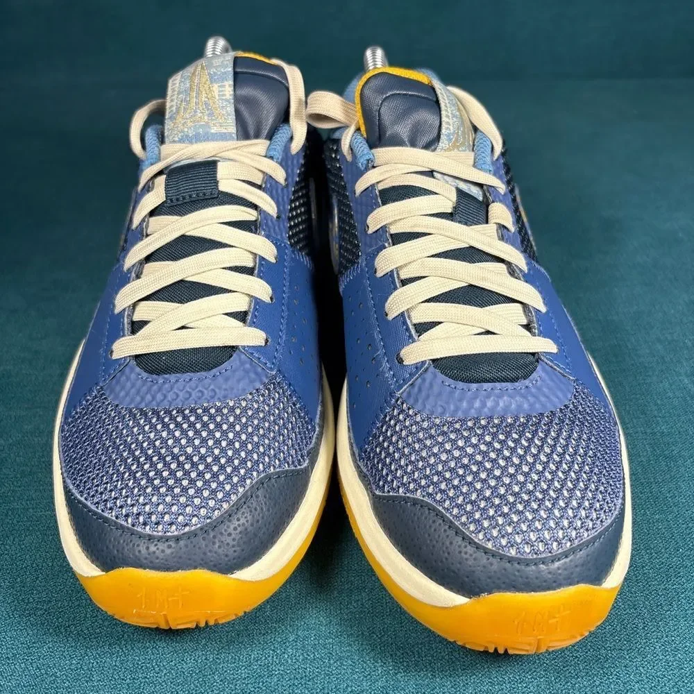 Nike Giannis Immortality 4 Blue Yellow Basketball Shoes Youth 6Y / Women’s 7.5